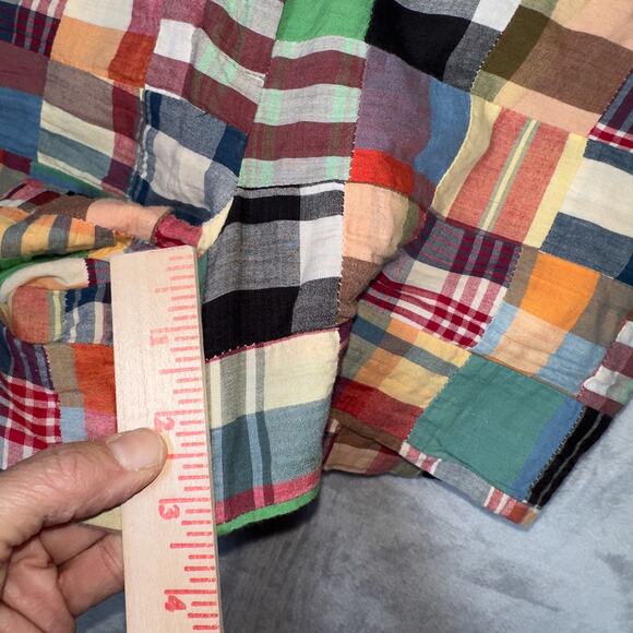 J. Crew Shorts Women's Size 2 Madras Plaid City Fit Shorts Preppy Minimalism - Picture 4 of 9